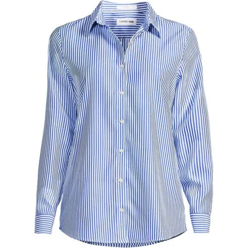 No Iron Button Front Shirt