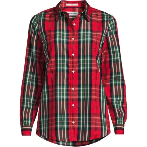 No Iron Button Front Shirt