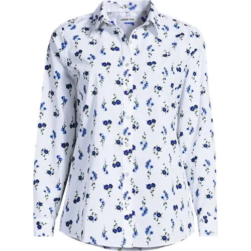 No Iron Button Front Shirt