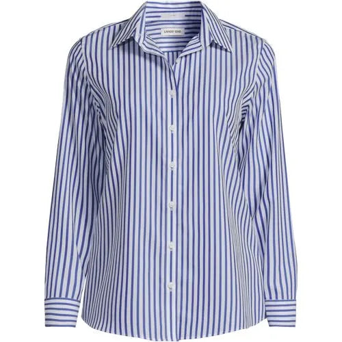 No Iron Button Front Shirt
