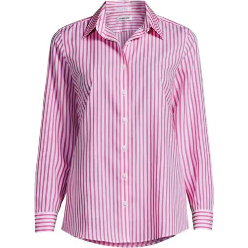 No Iron Button Front Shirt
