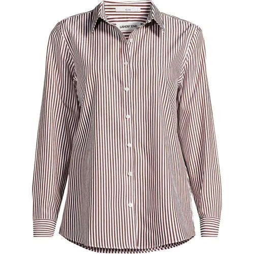 No Iron Button Front Shirt