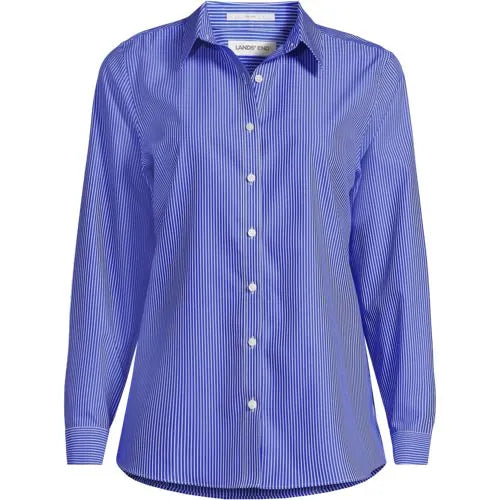 No Iron Button Front Shirt