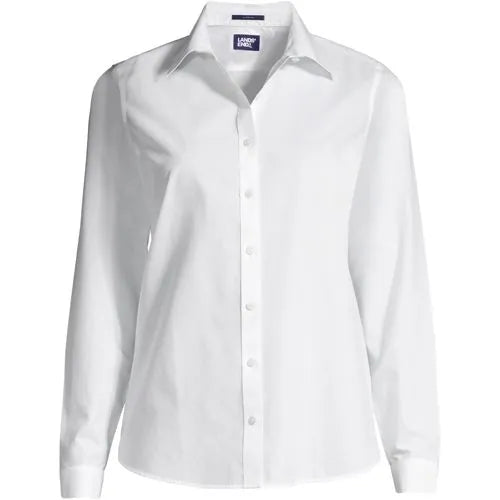 No Iron Button Front Shirt