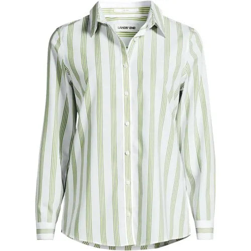 No Iron Button Front Shirt
