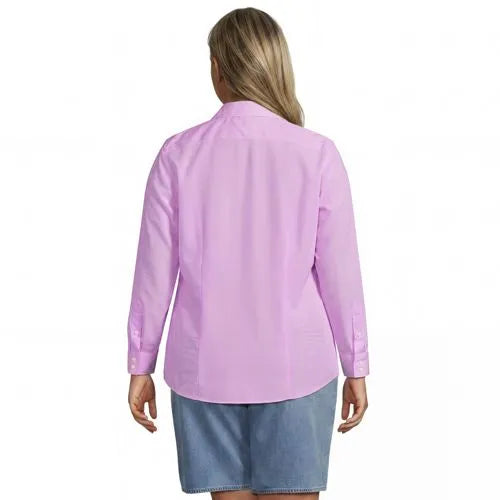 No Iron Button Front Shirt