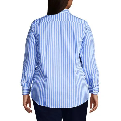 No Iron Button Front Shirt