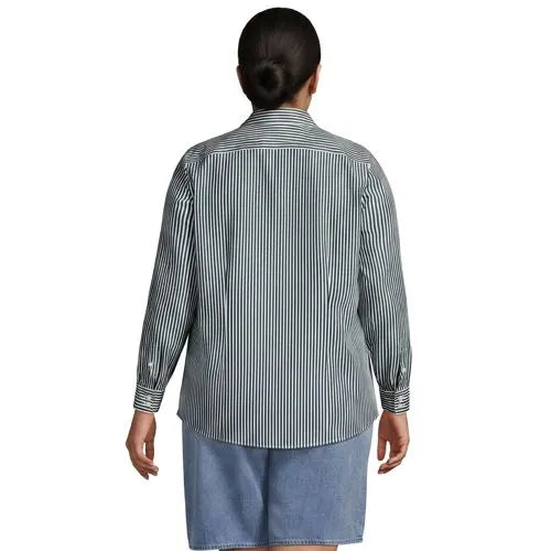 No Iron Button Front Shirt