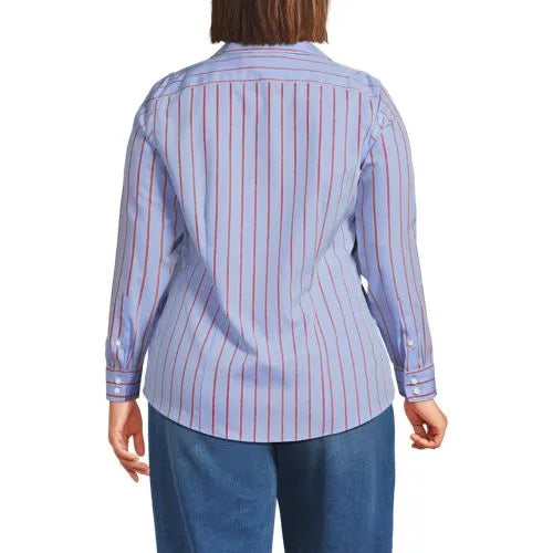 No Iron Button Front Shirt