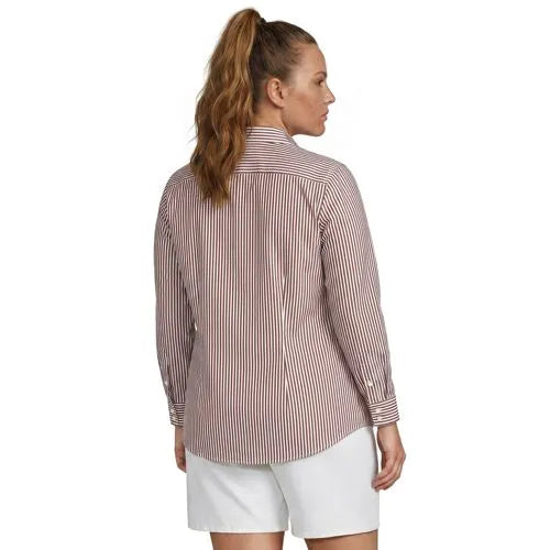 No Iron Button Front Shirt