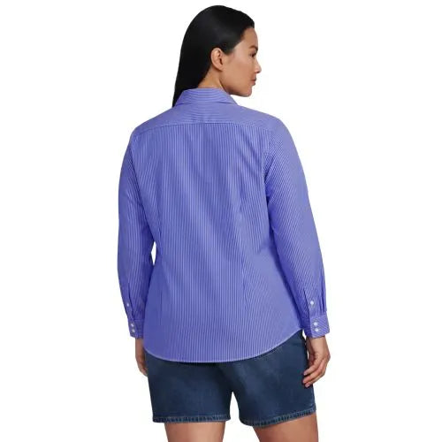 No Iron Button Front Shirt