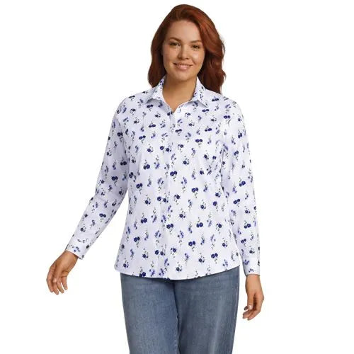 No Iron Button Front Shirt
