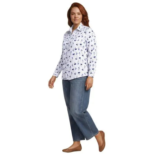 No Iron Button Front Shirt