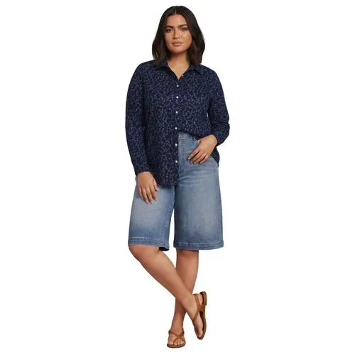No Iron Button Front Shirt