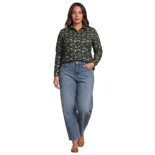 No Iron Button Front Shirt