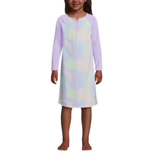 Girls Long Sleeve Jersey Nightgown