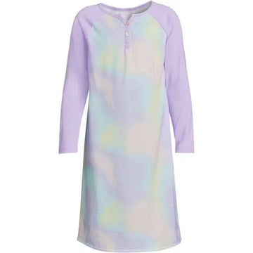 Girls Long Sleeve Jersey Nightgown
