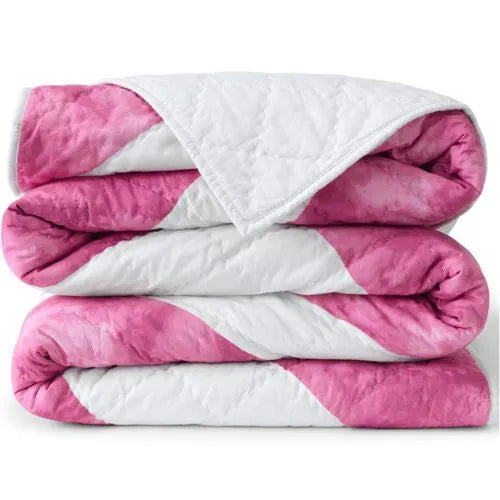 Kids Cotton Tie Dye Patchwork Quilt