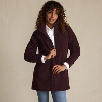 Boucle Fleece Coat