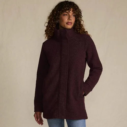Boucle Fleece Coat