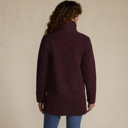 Boucle Fleece Coat