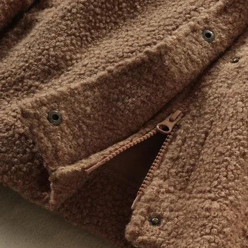 Boucle Fleece Coat