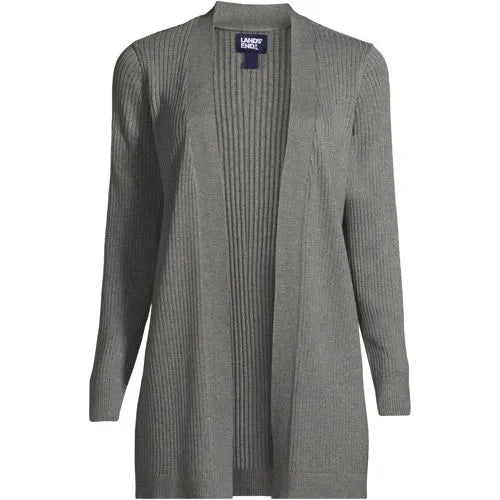 Women's Cotton Modal Long Open Cardigan