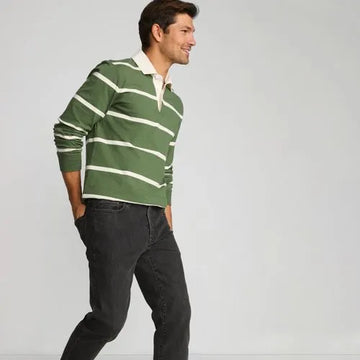 Men's Tall Slim Fit Stretch Jeans Washed Black