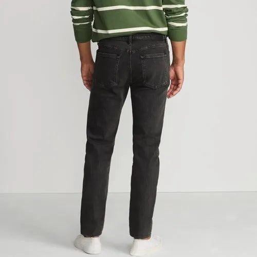 Men's Tall Slim Fit Stretch Jeans Washed Black