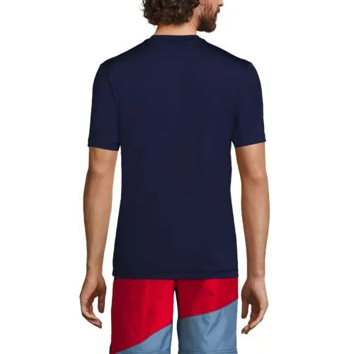 Men's SunShade UPF 50 Short Sleeve Swim Tee Rash Guard