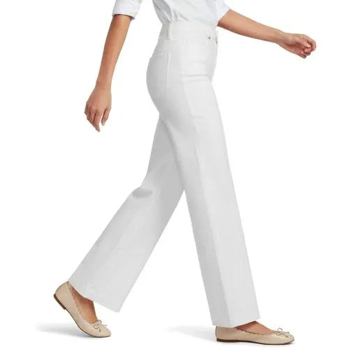 High Rise Wide Leg Denim Jeans