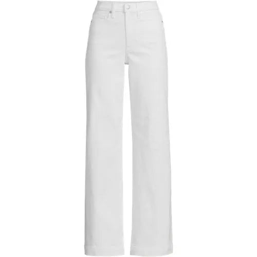 High Rise Wide Leg Denim Jeans