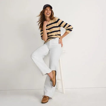 High Rise Wide Leg Denim Jeans