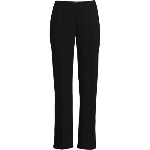 Women's Pintuck Straight Leg Ponte Pants