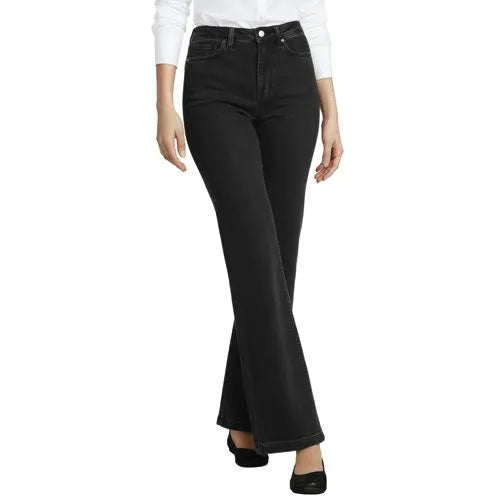 Recycled High Rise Wide Leg Denim Jeans
