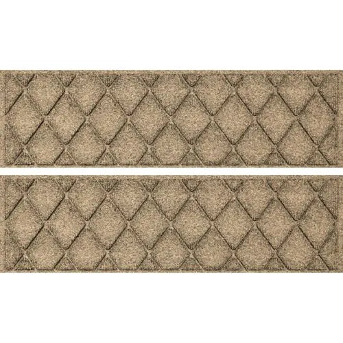 Matterly 8.5" x 30" Argyle Waterhog® Stair Treads - Set of 4