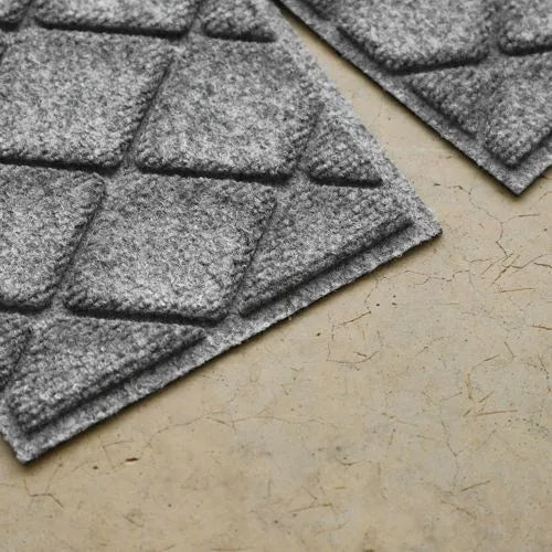 Matterly 8.5" x 30" Argyle Waterhog® Stair Treads - Set of 4