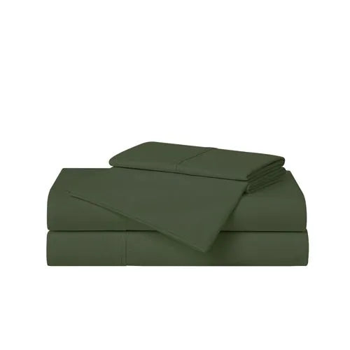 Cannon Solid Cotton Percale Sheet Set