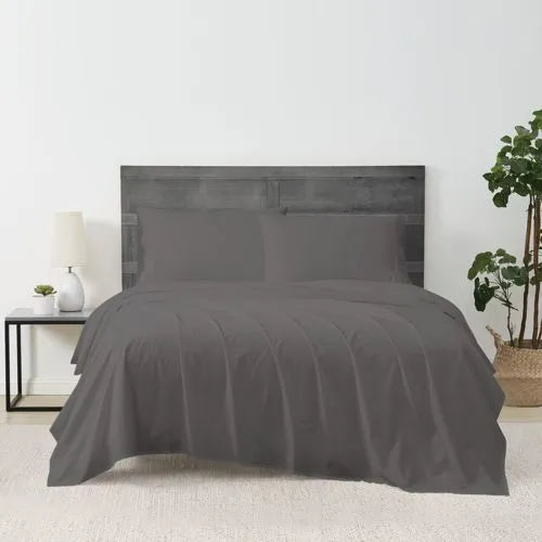 Cannon Solid Cotton Percale Sheet Set
