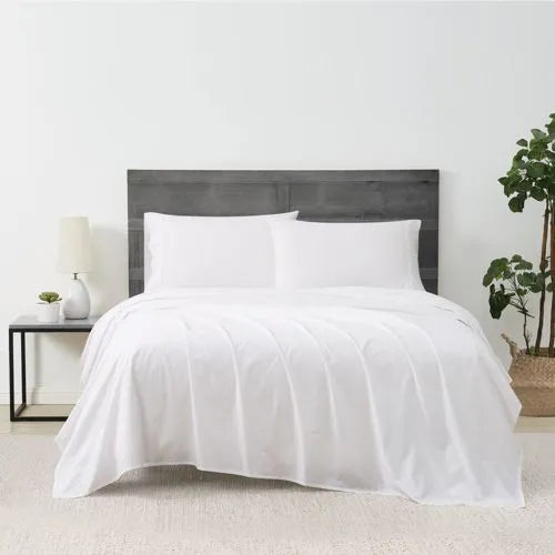 Cannon Solid Cotton Percale Sheet Set