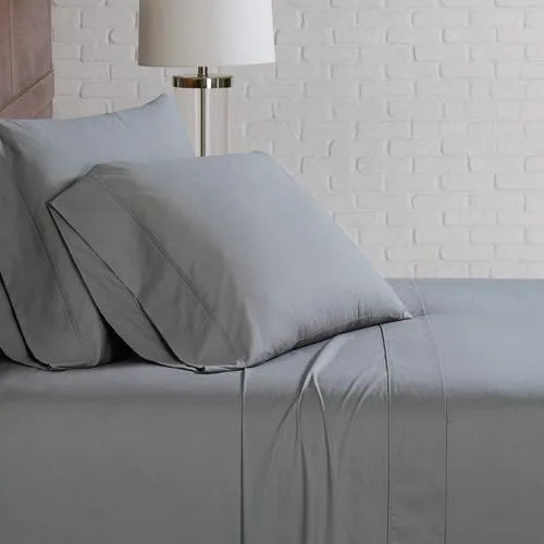 Cannon Solid Cotton Percale Sheet Set