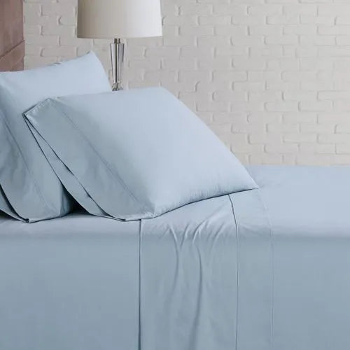 Cannon Solid Cotton Percale Sheet Set