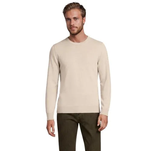 Men's Fine Gauge Cotton Crew Neck Sweater