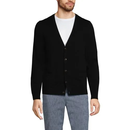Men's Fine Gauge Cotton Cardigan