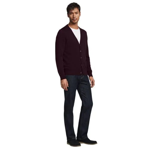 Men's Fine Gauge Cotton Cardigan