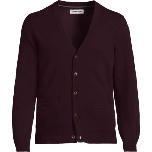 Men's Fine Gauge Cotton Cardigan