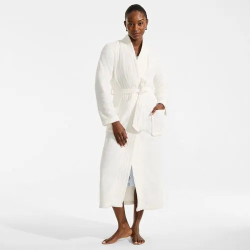 Women's Cozy Plush Long Wrap Robe