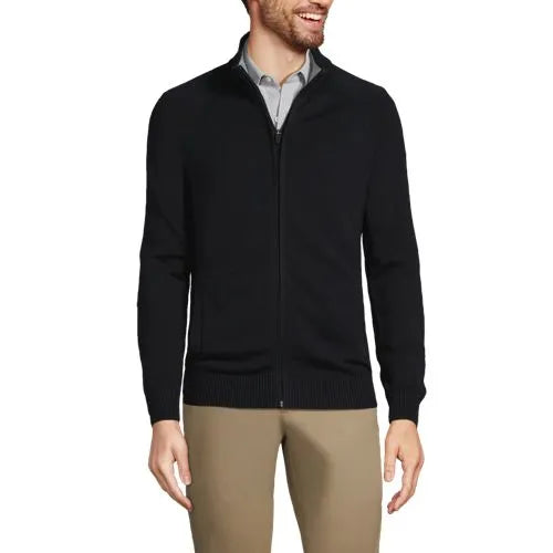 Unisex Cotton Modal Full Zip Sweater Jacket