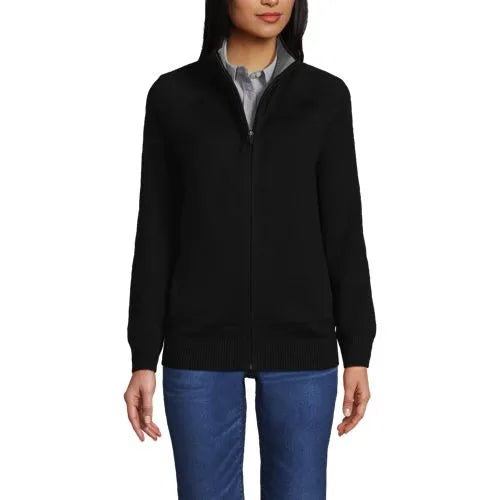 Unisex Cotton Modal Full Zip Sweater Jacket
