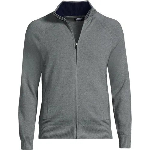 Unisex Cotton Modal Full Zip Sweater Jacket